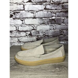 Nordstrom Ortholite NOEZRA-LEA Light Gray Suede Loafers Shoes Men Sz 11M US/44EU